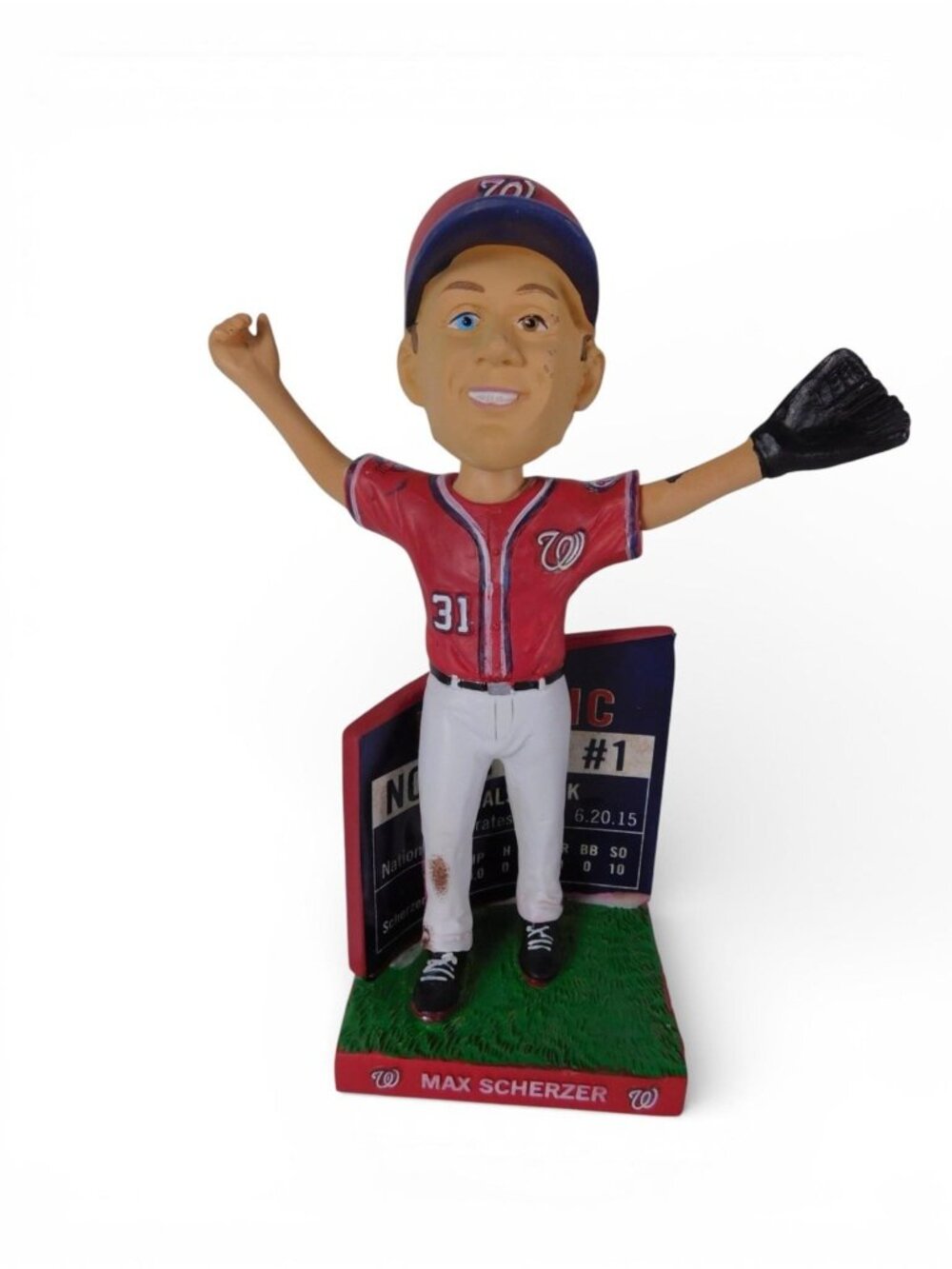 PNC Bank Bobblehead Max Scherzer Washington Nationals Red Resin Standard